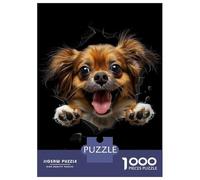 1000 Pieces Jigsaws Adults Puzzles Tibetan Spaniel Puzzle for Adults Brain Teaser Game Analysis And Logic for Is Ideal As A Gift 70x50cm/1000pcs