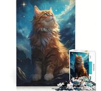 1000 Pieces Jigsaws Adults Puzzles Twilight Watcher, Hands-on Game, Precision Cutting, Birthday Present, Gifts, 38x52cm