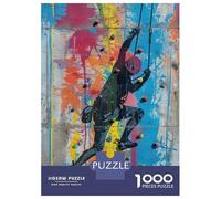1000 Pieces Jigsaws Adults Puzzles Urban Wall Climb Puzzle for Adults Brain Teaser Game Pattern Assembly Difficult And Challenge 70x50cm/1000pcs