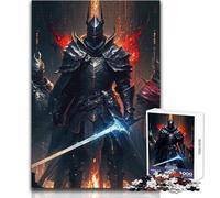 1000 Pieces Jigsaws Adults Puzzles Warrior of The Darkness Peaceful Relaxing Free Time Fine Precision Edge Craft Toy Size 38x26cm