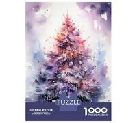 1000 Pieces Jigsaws Adults Puzzles Watercolor Winter Wonders Jigsaw for Adults Toy Wall Decor Hand Speed Race Difficult And Challenge 38x26cm/1000pcs