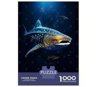 1000 Pieces Jigsaws Adults Puzzles Whale Shark Underwater Puzzle for Adults Brain Teaser Game Analysis And Logic for Is Ideal As A Gift 52x38cm/1000pcs