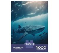 1000 Pieces Jigsaws Adults Puzzles Whale Sharks Puzzle for Adults Brain Teaser Game Analysis And Logic for Is Ideal As A Gift 38x26cm/1000pcs