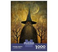 1000 Pieces Jigsaws Adults Puzzles Whimsical Forest Wizard Puzzle for Adults Relax Games Birthday Present Parent-child Interaction 52x38cm/1000pcs