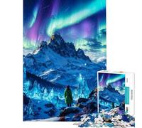 1000 Pieces Jigsaws Adults Puzzles Whispers of The Aurora Difficult And Challenge Improve Memory Anti-Stress Toys for And from 14 Years And over (38x26cm)