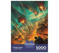 1000 Pieces Jigsaws Adults Puzzles World War II Poster Art Puzzle for Adults Relax Games Birthday Present Parent-child Interaction 70x50cm/1000pcs