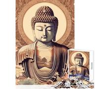 1000 Pieces Jigsaws Adults Puzzles Zen Buddha Painting Practical Game Analysis And Logic Educational Toy Wishlist with Santa Claus (50x75cm)