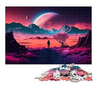 1000 Pieces Journey Beyond The Stars Puzzle for Adults Decoration Puzzle Toys Good Gift for And Teenager Age 14 And Up 1000 PCS(38x26cm)