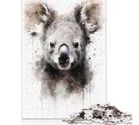 1000 Pieces Koala Beauty Watercolor for Adults Difficult Jigsaw Paper Puzzle for Adults Christmas Eve Gifts 1000pcs (75x50cm)