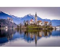 1000 Pieces Lake Bled Slovenia Wooden Jigsaw Puzzles For Adults Large Puzzles For Adults