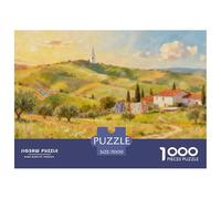 1000 Pieces Landscape Jigsaw Puzzle Adults Teens Fun Relaxation Activity Rural Scenery Precision Fit Gift Box 70x50cm/1000pcs