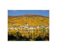 1000 Pieces Landscape Puzzles DIY，Along the Beautiful Moselle River，Jigsaw Creativity Toys for Kids Adults（38x26cm）-BA93