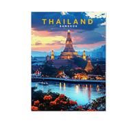 1000 Pieces Landscape Puzzles DIY，Bangkok，Jigsaw Creativity Toys for Kids Adults（38x26cm）-AC56