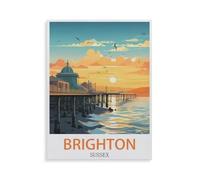 1000 Pieces Landscape Puzzles DIY,Brighton East Sussex,Jigsaw Creativity Toys for Kids Adults(50x70cm)-GY13