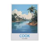 1000 Pieces Landscape Puzzles DIY,Cook Islands,Jigsaw Creativity Toys for Kids Adults(50x70cm)-E16