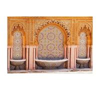 1000 Pieces Landscape Puzzles DIY，Fountains Decorated with Mosaics in FES，Jigsaw Creativity Toys for Kids Adults（50x70cm）-AF62