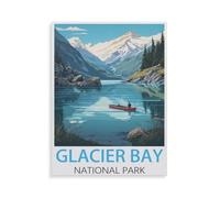 1000 Pieces Landscape Puzzles DIY，Glacier Bay National Park，Jigsaw Creativity Toys for Kids Adults（75x50cm）-HZ95