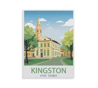 1000 Pieces Landscape Puzzles DIY，Kingston upon Thames，Jigsaw Creativity Toys for Kids Adults（75x50cm）-GU52