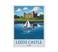1000 Pieces Landscape Puzzles DIY,Leeds Castle Leeds,Jigsaw Creativity Toys for Kids Adults(50x70cm)-EZ72