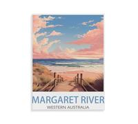 1000 Pieces Landscape Puzzles DIY，Margaret River Western Australia，Beach，Jigsaw Creativity Toys for Kids Adults（38x26cm）-N36