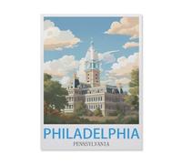 1000 Pieces Landscape Puzzles DIY,Philadelphia Pennsylvania,Jigsaw Creativity Toys for Kids Adults(38x26cm)-F76
