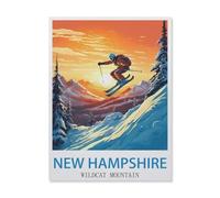 1000 Pieces Landscape Puzzles DIY，Wildcat Mountain New Hampshire，Jigsaw Creativity Toys for Kids Adults（38x52cm）-EG73