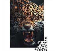 1000 Pieces Leopard Wood Puzzles Wooden Puzzles for Adults& Teenagers Age 12 Years Up 1000pcs (75x50cm)