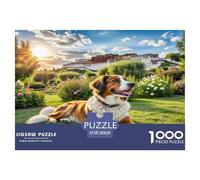 1000 Pieces Lhasa Apso Jigsaw Puzzles for Adults Educational Games Jigsaw Puzzle Home Decors for Adults Gifts 38x26cm/1000pcs