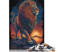 1000 Pieces Lion Art Series Style 1 for Adults Difficult Jigsaw Puzzles Puzzle Jigsaws for Adults Family Activity Jigsaw Puzzles 1000pcs (75x50cm)