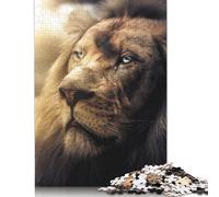 1000 Pieces Lion Boss Puzzles Wooden Puzzle for Adults And Teenager Puzzling for Gift 1000pcs (75x50cm)
