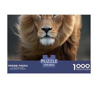 1000 Pieces Lion Jigsaw Puzzle Adults Teens Fun Relaxation Activity Animals Precision Fit Gift Box 38x26cm/1000pcs