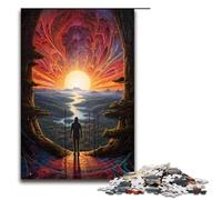 1000 Pieces Looking at The World Alone Puzzles for Adults Impossible Puzzle Stress Reliever for And Teenager Age 14 And Up 1000 PCS(75x50cm)
