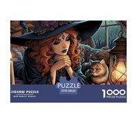 1000 Pieces Magic Book Jigsaw Puzzles Magic Book Challenge High Difficulty for Adults Home Decorations Educational Games Age 12+ for Adults 38x26cm/1000pcs