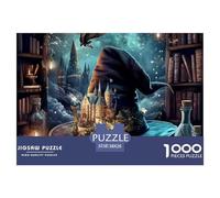 1000 Pieces Magic Book Jigsaw Puzzles Magic Book Challenge High Difficulty for Adults Home Decorations Educational Games Age 12+ for Adults 38x26cm/1000pcs