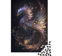 1000 Pieces Magic Griffin Jigsaw Puzzle, Creative Rectangular Paper Jigsaw Puzzles for Adults, Large Puzzles for Family Educational Game 1000pcs (38x26cm)