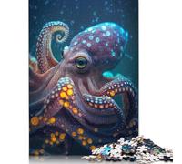 1000 Pieces Magical Octopus Fantasy Jigsaw Puzzles Difficulty Jigsaw Puzzles Education Games Toys 1000pcs (38x26cm)