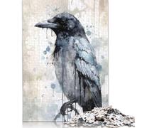 1000 Pieces Magpie Beauty Watercolor Jigsaw Puzzles Difficulty Jigsaw Puzzles Education Games Toys 1000pcs (38x26cm)