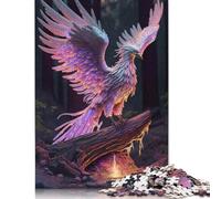 1000 Pieces Majestic Phoenix Jigsaw Puzzles for Adults Paper Puzzles for Teenagers Gifts Jigsaw Puzzles for Adult 38x26cm/1000pcs