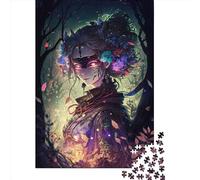 1000 Pieces Manga Girl Jigsaw Puzzles for Adults Paper Puzzle Educational Game for Adult Teenagers 1000pcs (38x26cm)