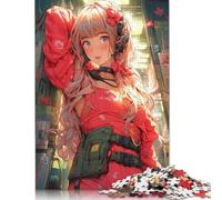 1000 Pieces Manga Peach Girl Jigsaw Square Puzzle for Adults Wooden Puzzles Unique Challenge Games 1000pcs (75x50cm)