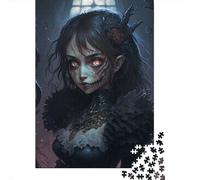 1000 Pieces Manga Vampire for Adults Difficult Jigsaw Wooden Puzzle for Adults Christmas Eve Gifts 1000pcs (75x50cm)