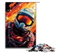 1000 Pieces Masked Knight Adult Jigsaw Puzzles Family Fun Jigsaws Family Game Stress Reliever Difficult Challenge Puzzle 1000 PCS(75x50cm)