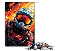 1000 Pieces Masked Knight Puzzle Game Jigsaw Puzzle for Adults Suitable for Couples for And Teenager Age 14 Years Up 1000PCS(75x50cm)