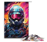 1000 Pieces Masked Knight Puzzles for Adults Impossible Puzzle Stress Reliever for And Teenager Age 14 And Up 1000 PCS(38x26cm)