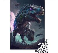 1000 Pieces Mechanical Dragon1 for Adults Difficult Jigsaw Puzzles for Adults Family Fun Jigsaws Puzzles 1000pcs (75x50cm)