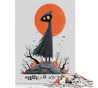 1000 Pieces Midnight Awaits - Spooky Cloaked Figure Art for Adults Difficult Jigsaw Puzzles Wooden Puzzles for Teenagers Gifts Home Decoration Puzzle Toys 1000pcs (75x50cm)
