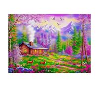 1000 Pieces Mini Jigsaw Puzzle Abstract Stairway for Adults | 52x38cm Cardboard, Office Decor, Durable Structure, Birthday Gift, Mind Relaxation