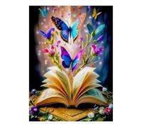 1000 Pieces Mini Jigsaw Puzzle Butterfly Book for Adults