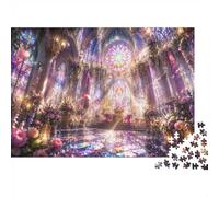 1000 Pieces Mini Jigsaw Puzzle Cathedral for Adults | 38x26cm Cardboard, Living Room Decor, Premium Craftsmanship, Birthday Gift, Mind Relaxation