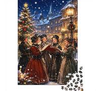 1000 Pieces Mini Jigsaw Puzzle Christmas Choir for Adults | 38x26cm Cardboard, Living Room Decor, Premium Craftsmanship, Birthday Gift, Mind Relaxation